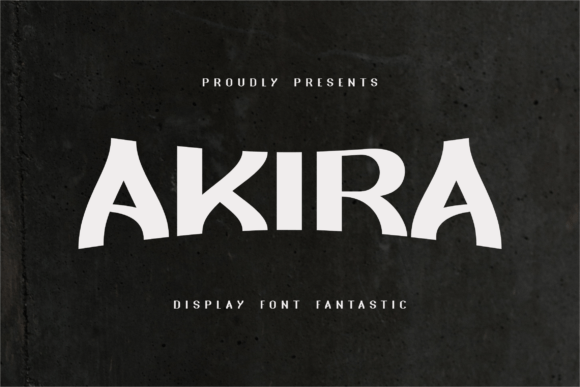 Akira Monoletter: The Ultimate Typeface for Bold, Retro, and Modern Design Projects