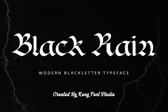 Black Rain: The Playful Handwritten Script for Modern Design