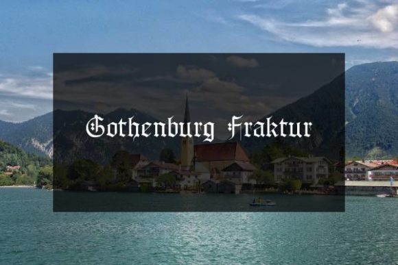 Gothenburg Fraktur: A Sharp Gothic Design for Bold Typography