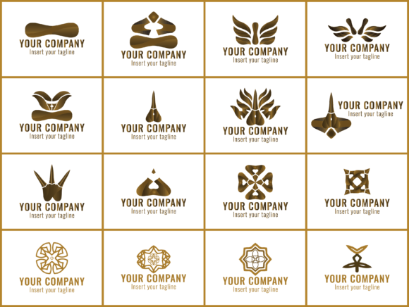 Logo Gold Bundle 16 Luxurious