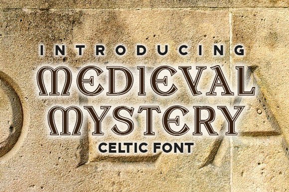 Medieval Mystery: A Bold Blackletter and Celtic Typeface for Distinctive Branding