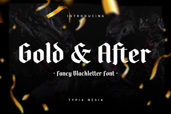 Reviving Vintage Elegance: How the Gold and After Typeface Transforms Modern Design