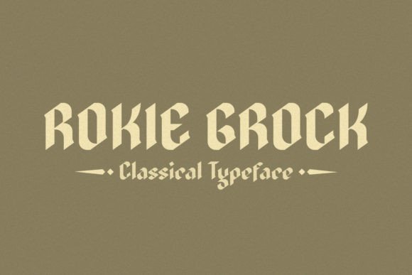 Rokie Grock: Strategic Typography for Modern Brand Positioning