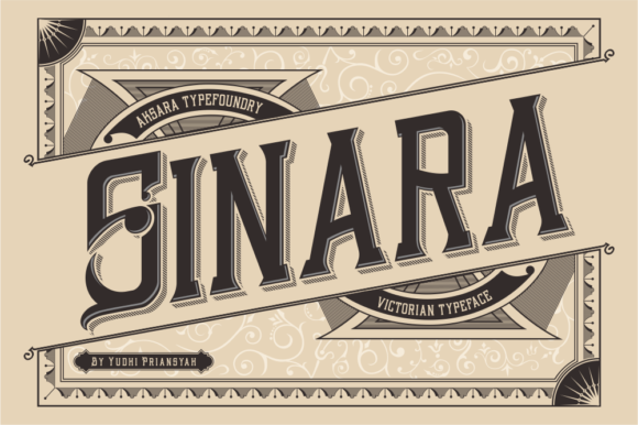 SINARA: Elevating Vintage Aesthetics with Victorian Typography