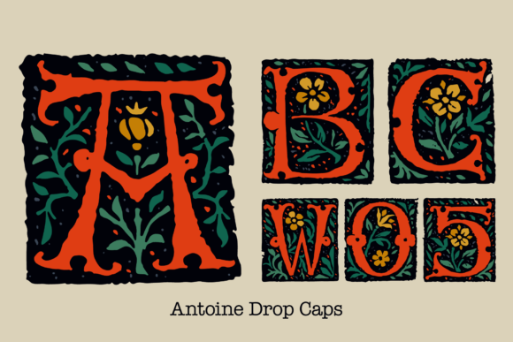 The Art of the Initial: Reviving Medieval Typography with Antoine Drop Caps