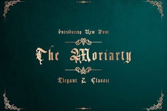 The Moriarty: Elevating Your Designs with Timeless Elegance