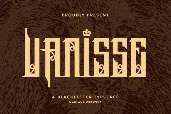 Vanisse: The Bold Blackletter Font for Impactful Design